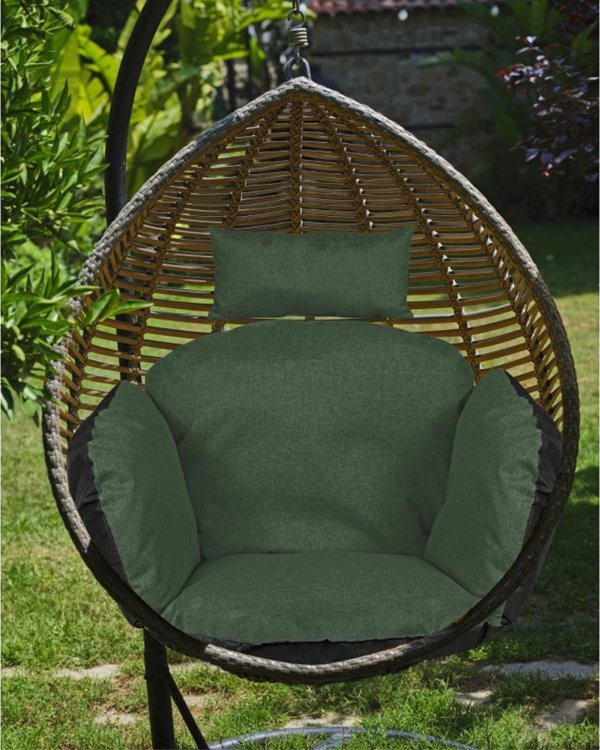 AIO ΚΑΘΙΣΜΑ ΚΗΠΟΥ ΦΩΛΙΑ ΠΕΛΑΡΓΟΥ 112x113CM ΜΕ ΜΑΞΙΛΑΡΙ ΠΡΑΣΙΝΟ