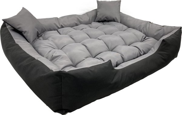 AIO Europe Κρεβάτι σκύλου ECCO 130x100 / 145x115 cm γκρι-μαύρο