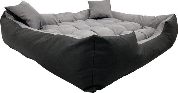 AIO Europe Κρεβάτι σκύλου ECCO 130x100 / 145x115 cm γκρι-μαύρο