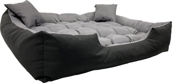 AIO Europe Κρεβάτι σκύλου ECCO 130x100 / 145x115 cm γκρι-μαύρο