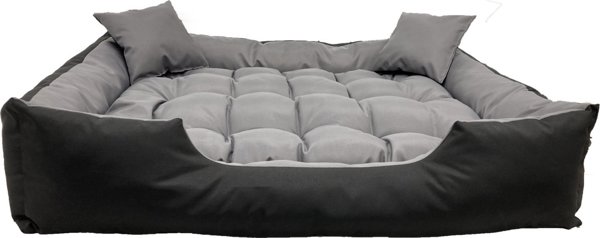 AIO Europe Κρεβάτι σκύλου ECCO 130x100 / 145x115 cm γκρι-μαύρο