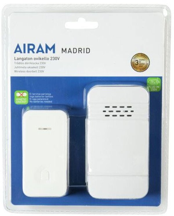 κουδούνι Airam 7020502 Μαδρίτη κινητικό