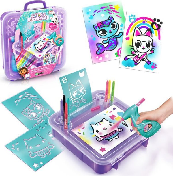 Airbrush Art - Activity Case - Gabby's Dollhouse (110241) /Arts and Crafts