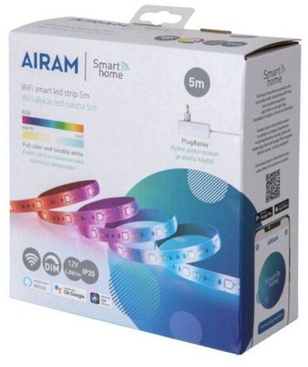 Λωρίδα LED Airam SmartHome Strip 5 m, 12 V, RGBW