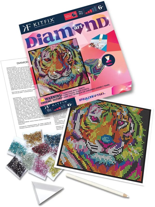Σετ Airfix KITFIX DIY Diamond Art Tiger 14044286 5905935811316