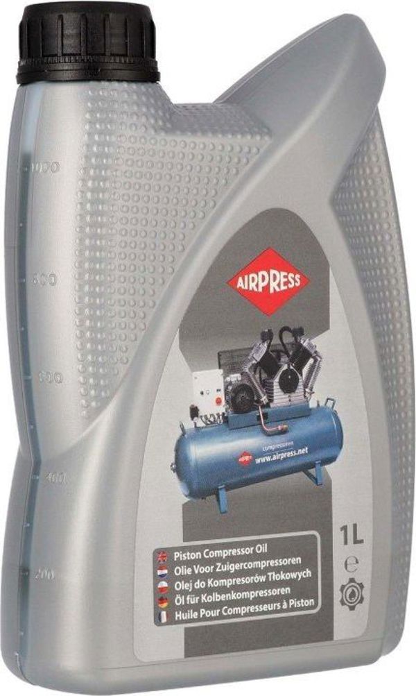 Airpress Λάδι για Εμβολοφόρους Συμπιεστές 1L - Επαγγελματικό Ορυκτέλαιο Λίπανσης (12494)
