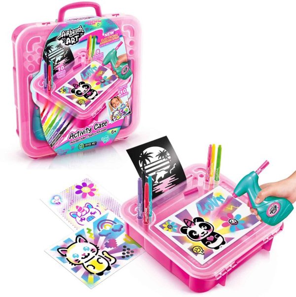 Epee Airbrush Canal Toys Menininko Lagaminelis με Αερογράφο για Δημιουργική Ζωγραφική