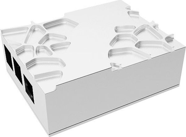 Akasa Gem Θήκη για Raspberry Pi 4B, Ασημί, A-RA09-M1S