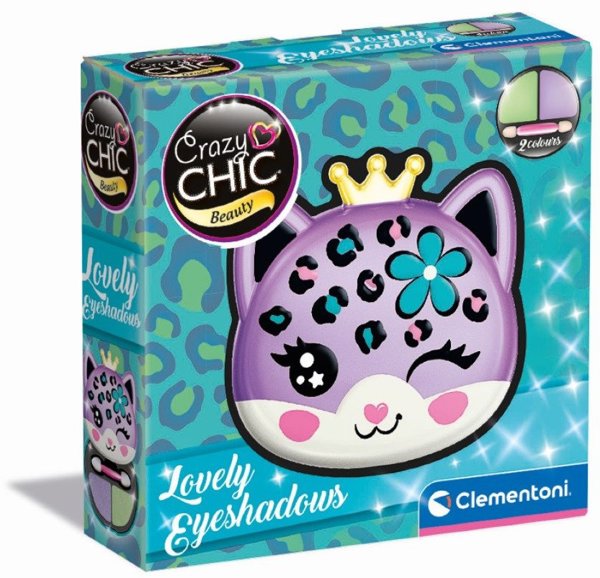 Σκιές ματιών για παιδιά Clementoni Crazy Chic Leopard
