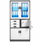 Aktenschrank mit Schubladen und Tresor FILIP, 900 x 1850 x 400 mm, anthrazit-weiß