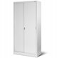 Aktenschrank, Schiebetürenschrank, Metallschrank KUBA, 900 x 1850 x 400 mm, grau
