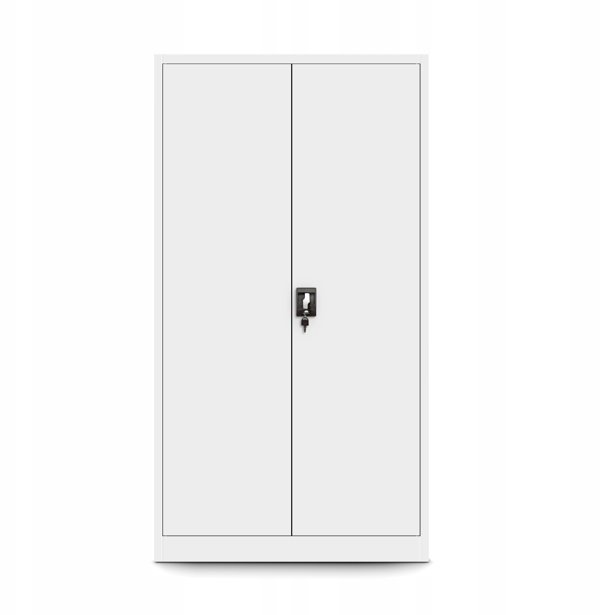 Aktenschrank mit Geheimfach TOMASZ, 900 x 1850 x 450 mm, weiß