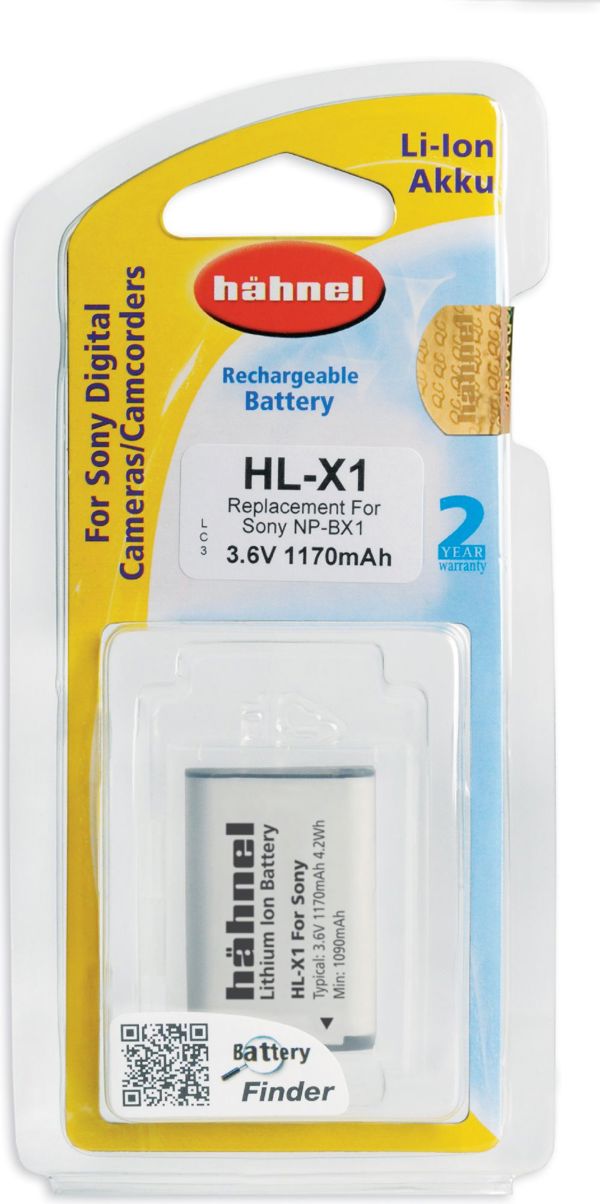 Επαναφορτιζόμενη Μπαταρία Hahnel HA HL-X1 SONY