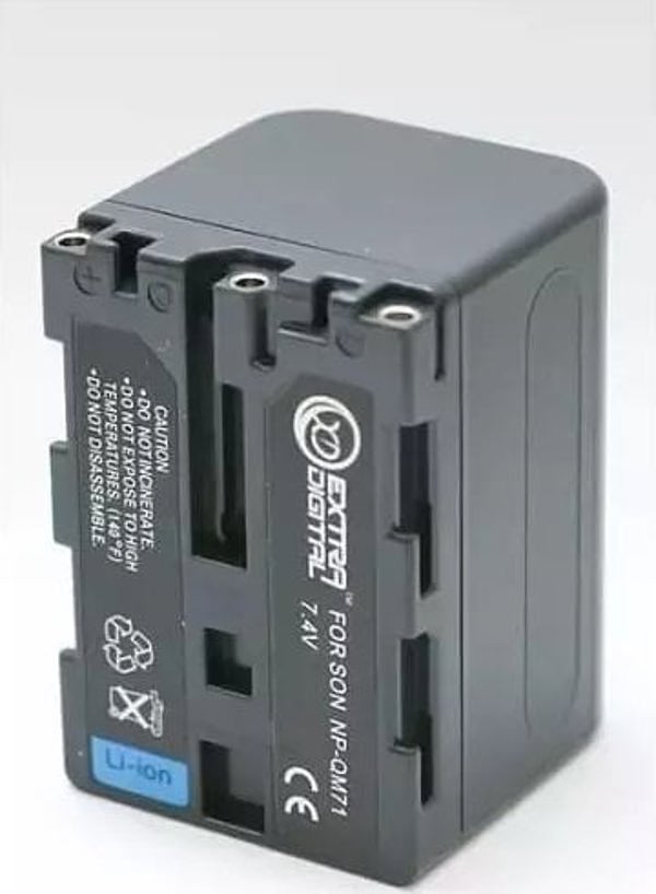 Επαναφορτιζόμενη Μπαταρία Extra Digital Extra Digital Sony, μπαταρία NP-FM70/QM71