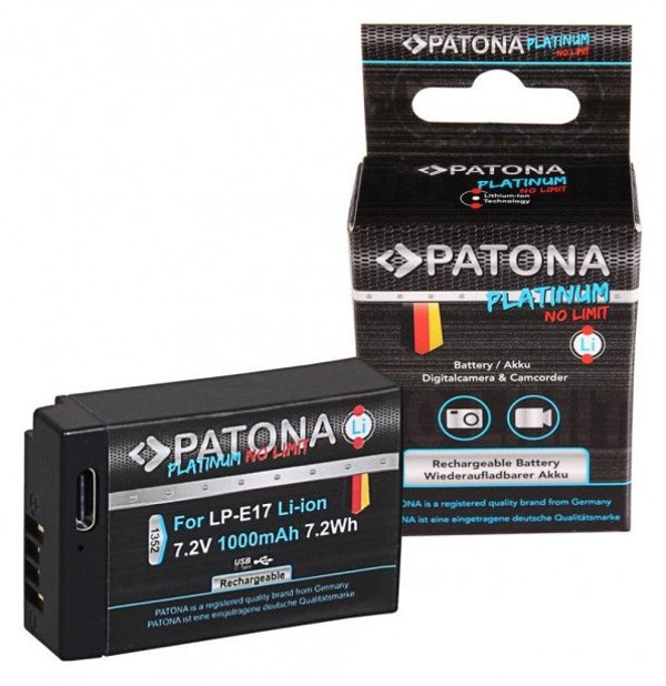 Akumulator Patona Platinum LP-E17 z USB-C do Canona
