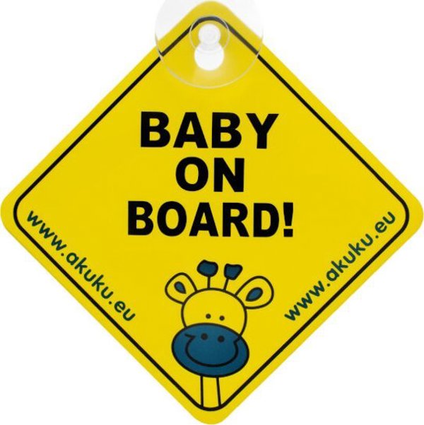 Akuku A0645 ΠΙΝΑΚΙΔΑ/ΒΕΝΤΟΥΖΑ BABY ON BOARD