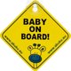 Akuku A0645 ΠΙΝΑΚΙΔΑ/ΒΕΝΤΟΥΖΑ BABY ON BOARD