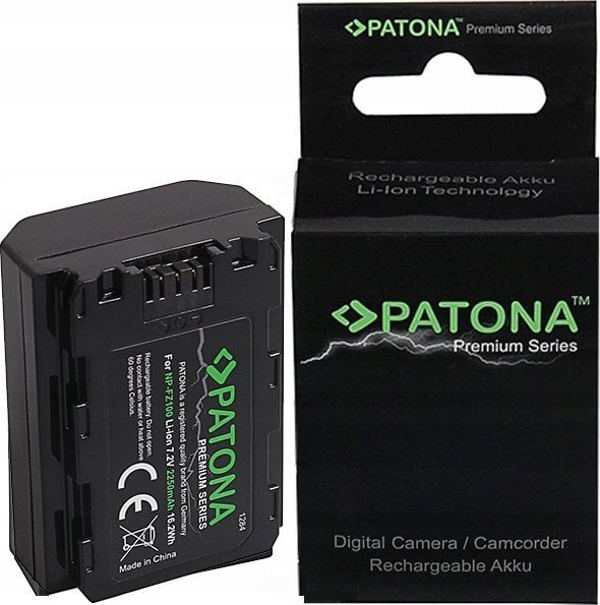 Akumulator Patona PATONA 1284 bateria do aparatu/kamery Litowo-jonowa (Li-Ion) 2040 mAh