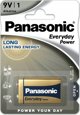 Αλκαλικές μπαταρίες Panasonic PANASONIC Everyday Power 6LF22EPS/1BP 9V 9V (Blistr 1ks)