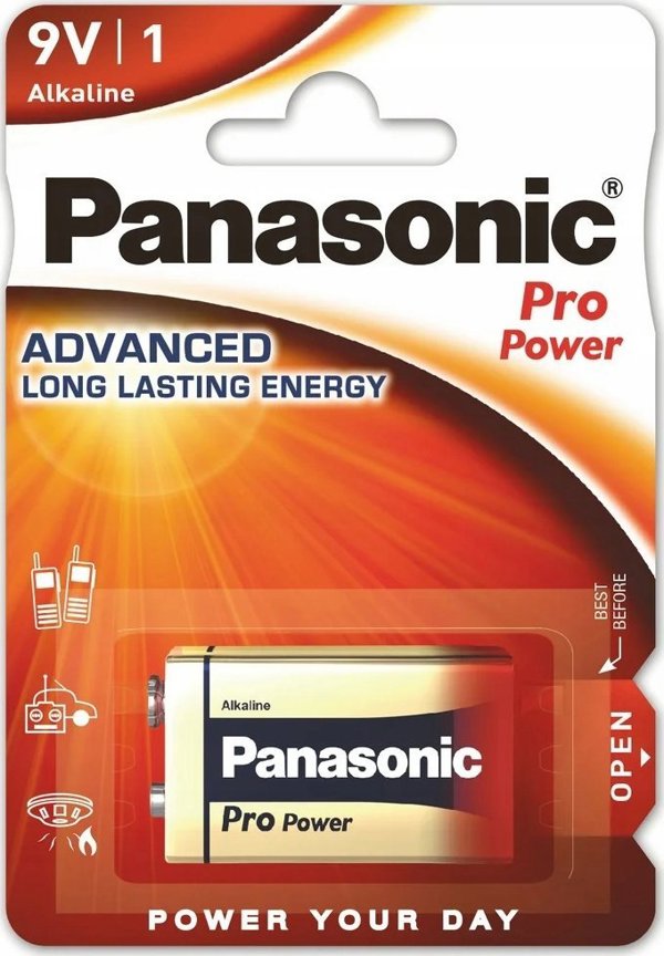 Αλκαλικές μπαταρίες Panasonic PANASONIC Everyday Power 6LF22EPS/1BP 9V 9V (Blistr 1ks)