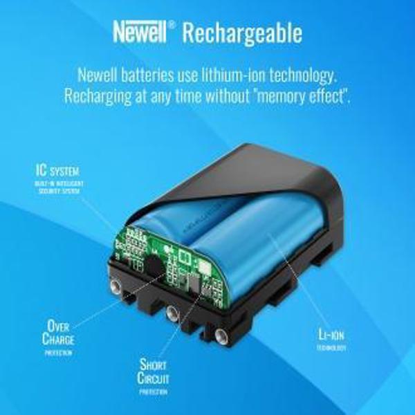 Newell Μπαταρία LP-E19 για Canon - Συμβατή Επαναφορτιζόμενη Μπαταρία Φωτογραφικής Μηχανής