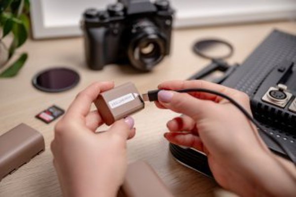 Αναπληρωματική μπαταρία Newell BLS-50 USB-C για Olympus