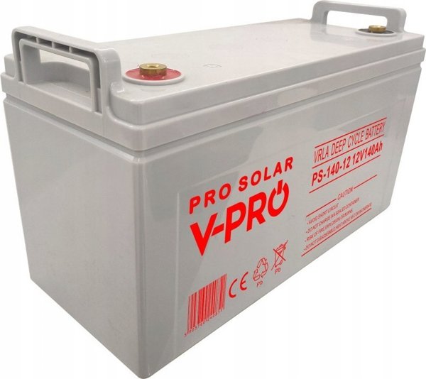 Ακουμυλάτορ Volt POLSKA Deep Cycle VPRO Solar 12V 140Ah VRLA χωρίς συντήρηση