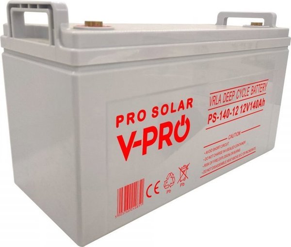 Ακουμυλάτορ Volt POLSKA Deep Cycle VPRO Solar 12V 140Ah VRLA χωρίς συντήρηση