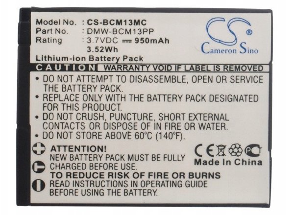 Cameron Sino Μπαταρία DMW-BCM13 για Panasonic Lumix (DMW-BCM13E / DMW-BCM13PP)