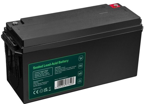 Akumulator AGM VRLA 12V 250Ah IP54 Green Cell