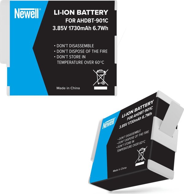 Αναπληρώσιμος συσσωρευτής Newell NEWELL SupraCell NL3585 αναπληρώσιμος συσσωρευτής AHDBT-901c για GoPro