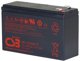 Μπαταρία 12V 6.4Ah@C20 24W@15min -F1, +F2 AGM VRLA Pb CSB