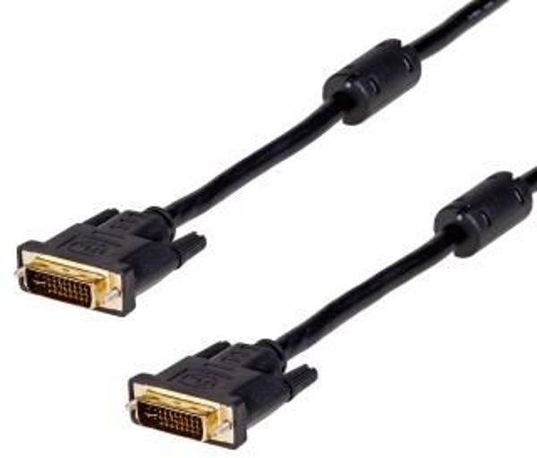 Καλώδιο Akyga DVI-I - DVI-I 1.8m μαύρο (AK-AV-02)