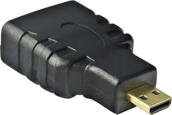 Προσαρμογέας AV Akyga HDMI Micro - HDMI μαύρο (AK-AD-10)
