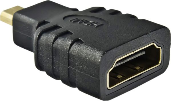 Προσαρμογέας AV Akyga HDMI Micro - HDMI μαύρο (AK-AD-10)