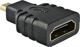 Προσαρμογέας AV Akyga HDMI Micro - HDMI μαύρο (AK-AD-10)