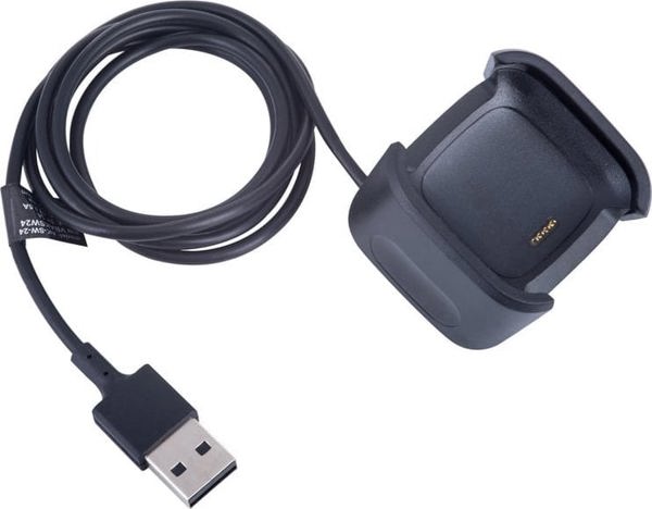 Akyga Καλώδιο Φόρτισης για Fitbit Versa 2, AK-SW-24, 1m, Μαύρο