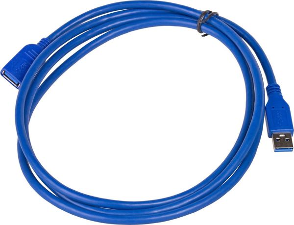 Καλώδιο USB Akyga USB-A - USB-A 1.8 m Μπλε (AK-USB-10)