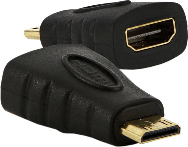 Μετατροπέας AV Akyga HDMI Mini - HDMI μαύρο (AK-AD-04)