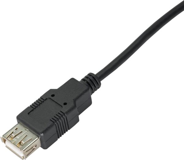 Καλώδιο USB Akyga USB-A - USB-A 3 m Μαύρο (AK-USB-19)