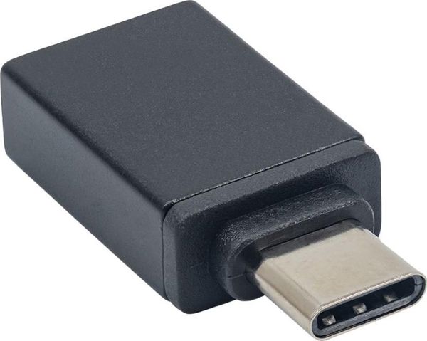 Προσαρμογέας USB Akyga USB-C - USB Μαύρο (AK-AD-54)