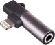 Καλώδιο USB Akyga Lightning - mini Jack 3.5 mm Μαύρο (AK-AD-63)