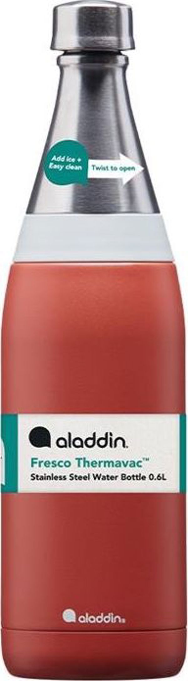 Θερμός Aladdin Fresco 0.6L, Ανοξείδωτο Παγούρι με Μόνωση, Πορτοκαλί