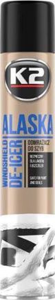 K2 Alaska Αποπαγωτικό Σπρέι για Παρμπρίζ Αυτοκινήτου, Αντοχή έως -60°C, 750ml