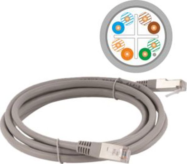 Alantec Patch-cord F/UTP kat.6 PVC 5.0m