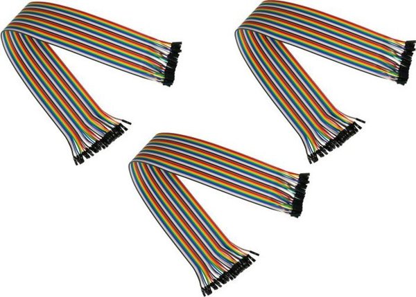 Alcasa καλώδιο Jumper Wire 40-Pin Bu-Bu 3er-Set 20cm