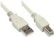 Alcasa 2510-1OF καλώδιο USB USB 2.0 1 m USB A USB B Λευκό