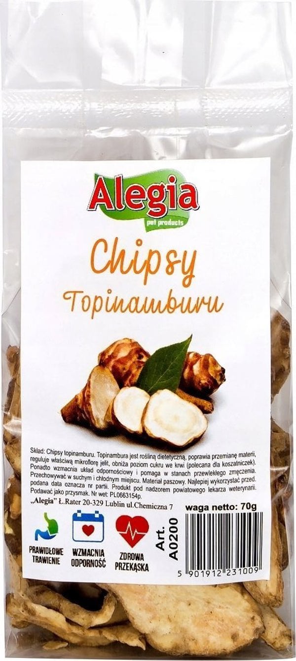 Alegia ALEGIA λιχουδιά Chipsy Topinamburu 70g