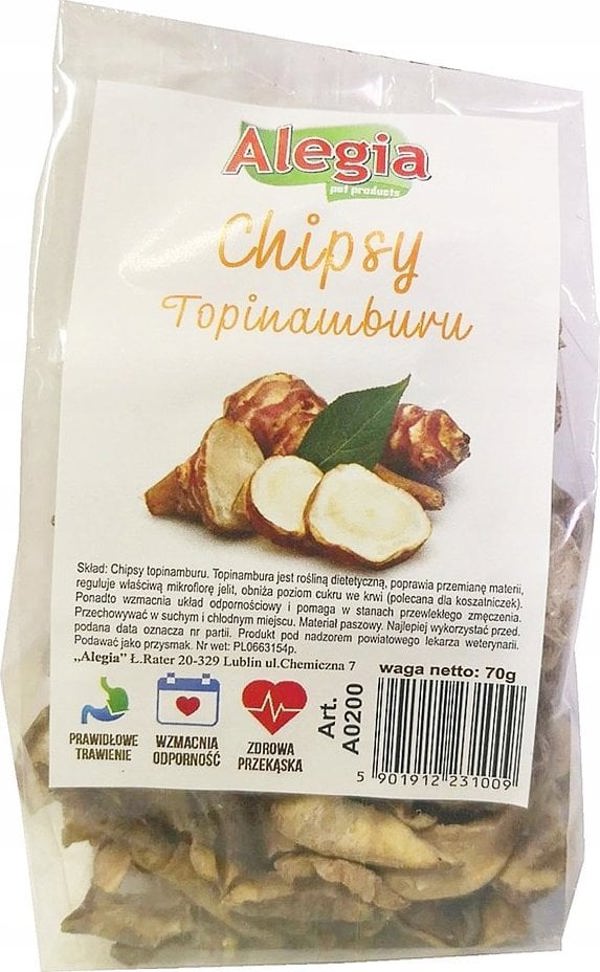 Alegia ALEGIA λιχουδιά Chipsy Topinamburu 70g