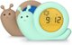 Ρολόι αφύπνισης ρυθμού ύπνου Alecto Baby Simon Snail, μέντα πράσινο